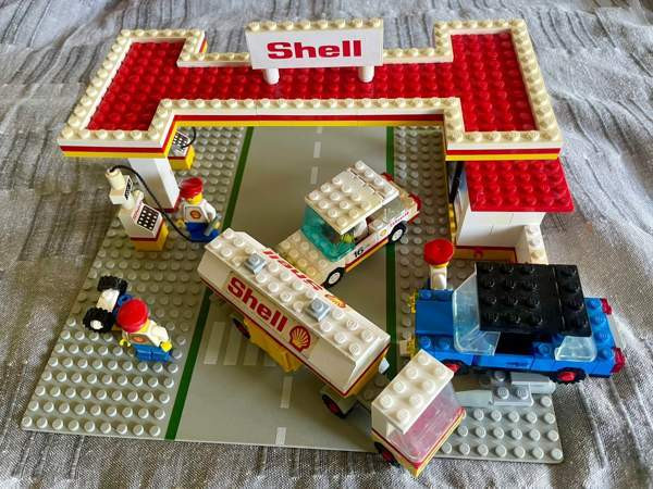 Lego 6371 Shell Service Station ja monta Shell autoa Espoo - valokuva 3