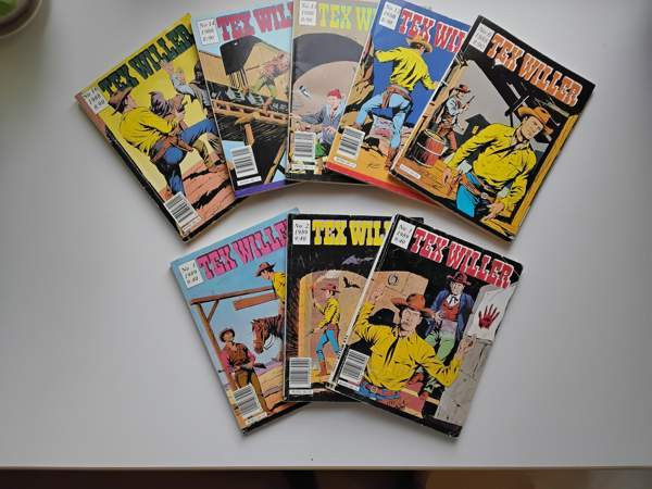 TEX WILLER 1988: 6, 12-14, 16 sekä 1989: 1-3 Kokemäki - изображение 2