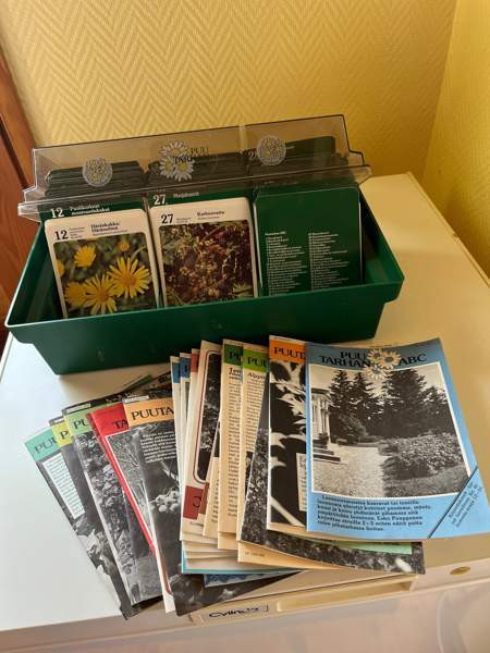 Hieno Puutarhan Abc-keräilykortti laatikko. Juva - изображение 1