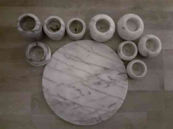 Marmorikivituikut 9 kpl + alusta Йоэнсуу