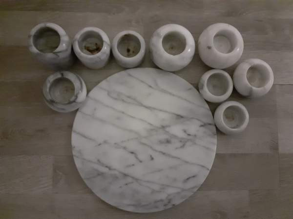Marmorikivituikut 9 kpl + alusta Joensuu – foto 3