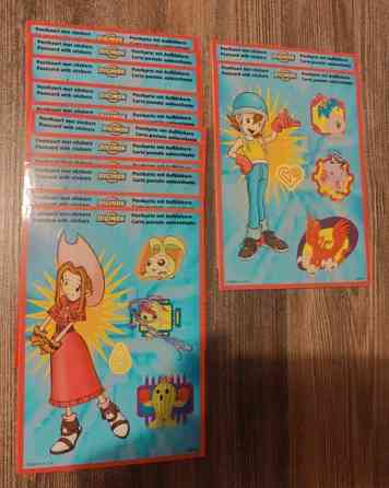 Digimon tarra-postikortteja Lappeenranta