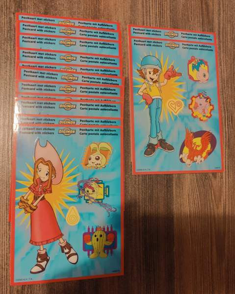 Digimon tarra-postikortteja Lappeenranta - photo 1