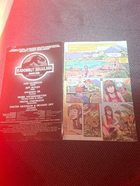 Jurassic Park sarjakuvaversio. Kadonnut maailma. Oulu – foto 3