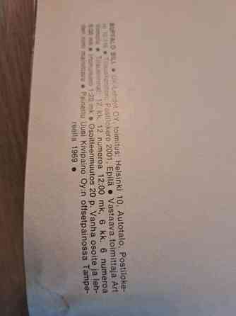 Buffalo Bill -vuosikirja 1969 Tampere