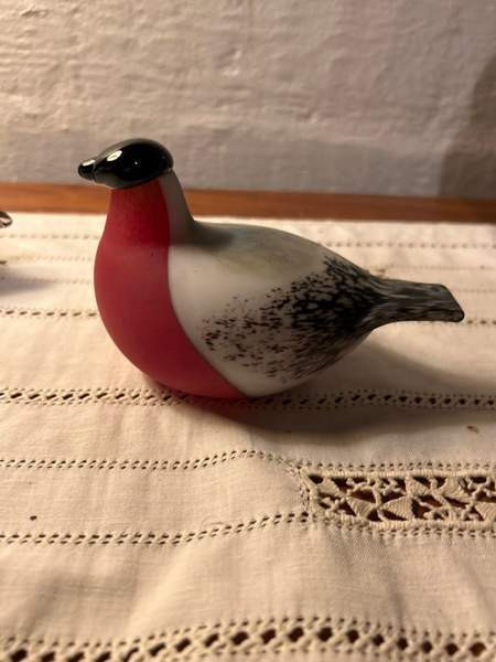 Punatulkku, sign O.Toikka Nuutajärvi Helsinki - photo 1