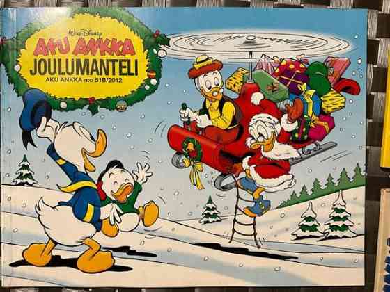 Aku Ankka Joulumantelit v. 1987 2012 ja 2017 (5e/kpl) Hattula