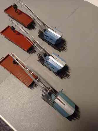 6x Märklin-vaunu (3 x nosturivaunukokonaisuus) (H0) Тампере