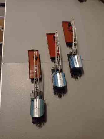 6x Märklin-vaunu (3 x nosturivaunukokonaisuus) (H0) Тампере