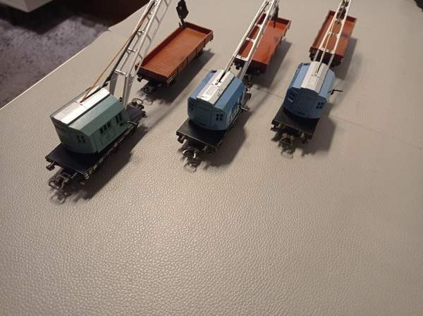 6x Märklin-vaunu (3 x nosturivaunukokonaisuus) (H0) Тампере - изображение 3