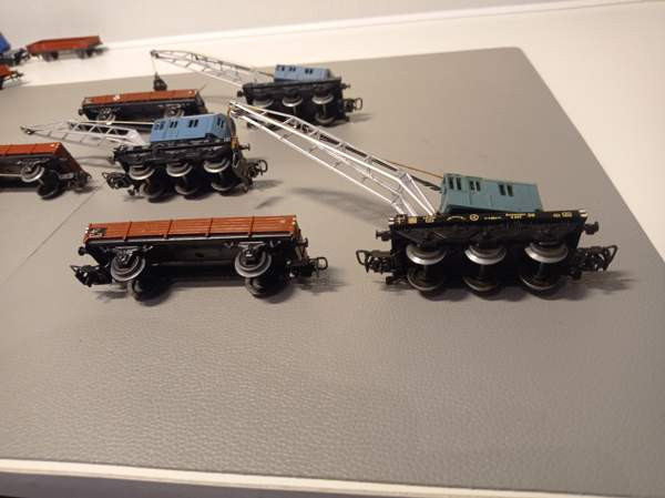 6x Märklin-vaunu (3 x nosturivaunukokonaisuus) (H0) Тампере - изображение 7