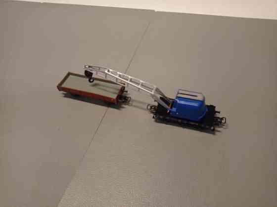 2x Märklin-vaunua - 1x nosturivaunukokonaisuus (H0) Тампере