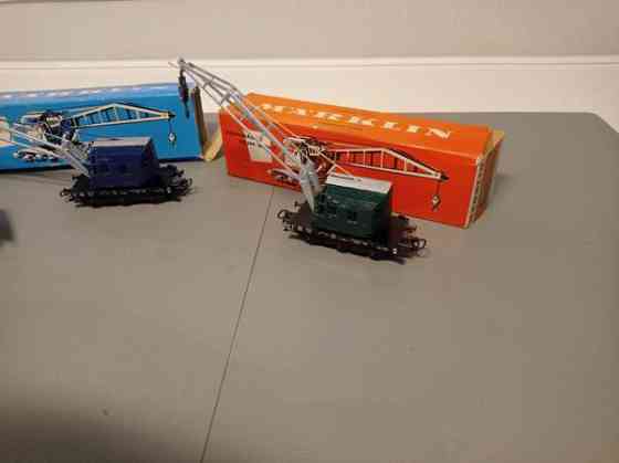 3x Märklin-nosturivaunua alkup. bokseissa (H0) Тампере