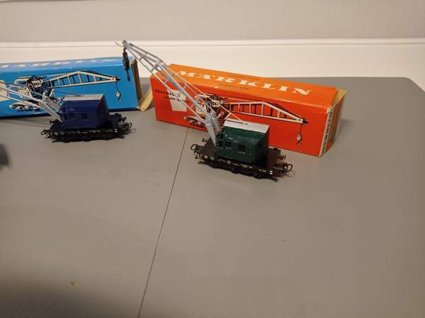 3x Märklin-nosturivaunua alkup. bokseissa (H0) Tampere - photo 4