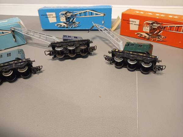 3x Märklin-nosturivaunua alkup. bokseissa (H0) Tampere - photo 7