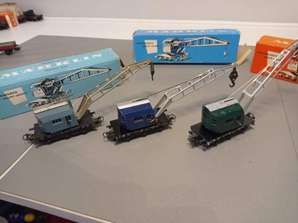 3x Märklin-nosturivaunua alkup. bokseissa (H0) Tampere - photo 8