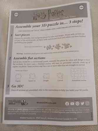 Harry Potter 3d palapeli Haemeenlinna