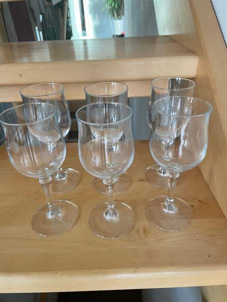 Italialaiset viinilasit 6 kpl Helsinki - valokuva 1