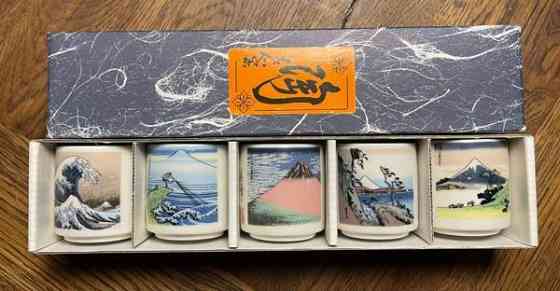 Japanilaiset sakekupit 5kpl Lohja