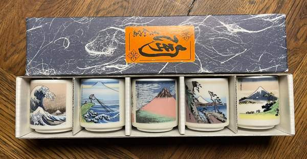 Japanilaiset sakekupit 5kpl Лохья - изображение 1