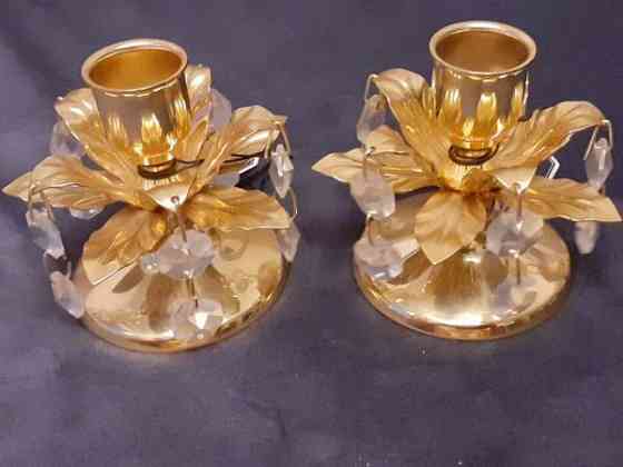 Kynttilänjalat Swarovski kristallein Kirkkonummi