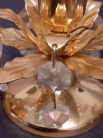 Kynttilänjalat Swarovski kristallein Kirkkonummi