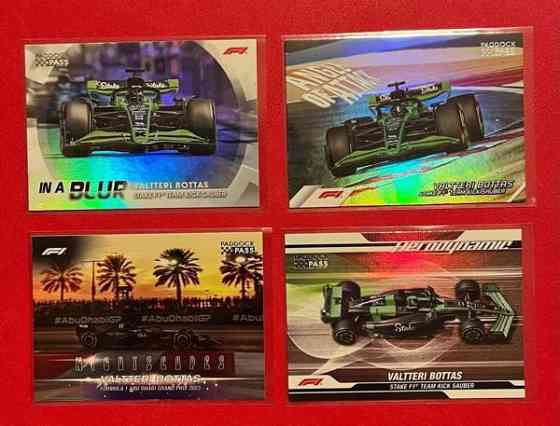 Valtteri Bottas F1-keräilykortteja Туусула