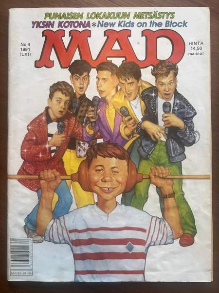 Suomen MAD sarjakuvalehti sarjis 4/1991 Helsinki - valokuva 1