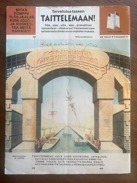 Suomen MAD sarjakuvalehti sarjakuva 4/1992 Helsinki - изображение 2