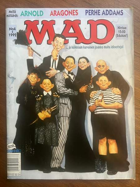 Suomen MAD sarjakuvalehti sarjakuva 4/1992 Helsinki - изображение 1