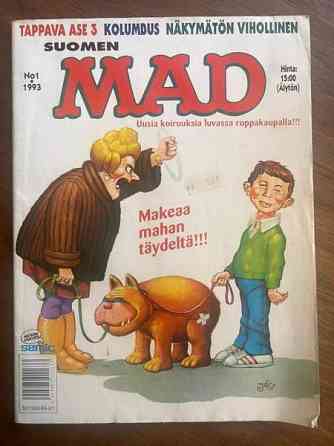 Suomen MAD sarjakuvalehti sarjakuva 1/1993 Helsinki
