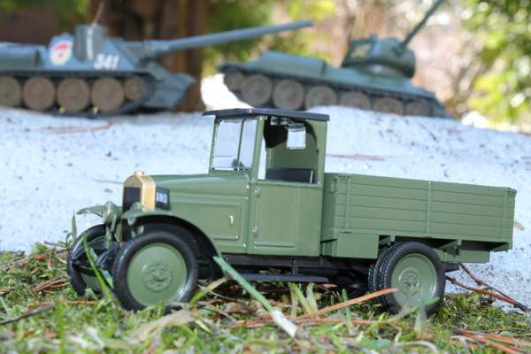 Talvisota AMO F15 kuorma-auto 1930 Neuvostoliitto armeija pienoismalli CCCP Тампере - изображение 3