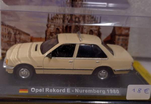 Pienoismalli Opel Rekord E Taxi Nürnberg       1/43 Тампере - изображение 1