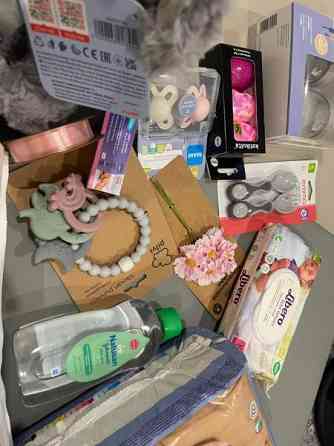 Iso vaippakakku vaaleanpunainen/harmaa tytölle Tampere