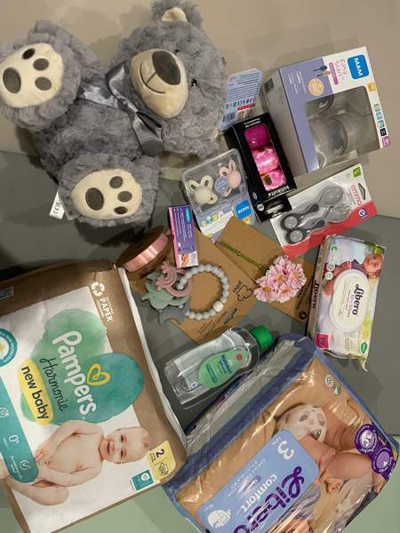 Iso vaippakakku vaaleanpunainen/harmaa tytölle Tampere - valokuva 1