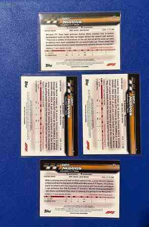 Lando Norris F1-keräilykorttisetti Туусула