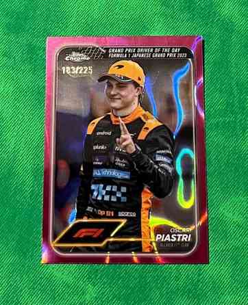 Oscar Piastri numeroitu keräilykortti Туусула
