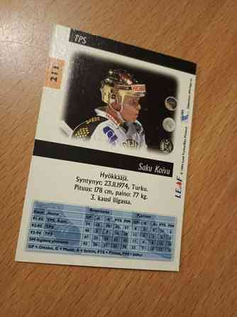 Saku Koivu - TPS Sisu - kortti v. 1994 Lahti