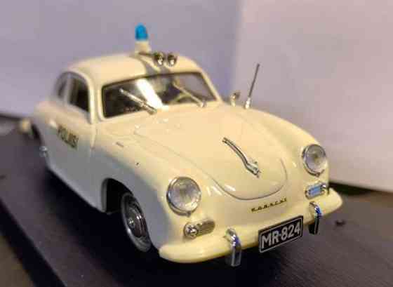 Pienoismalli Porsche 356 Poliisi - Polis Suomi  1/43 Tampere