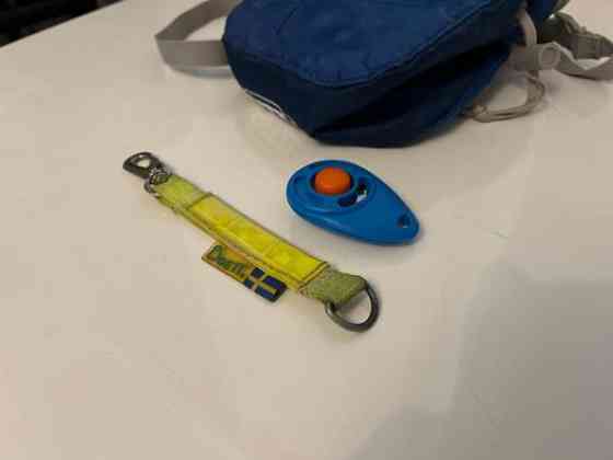 Koiran koulutustarvikkeita ja heijastin Kirkkonummi