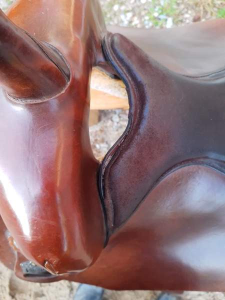 Vanha lännensatula Big Horn ruskeaa nahkaa Kurikka – foto 7