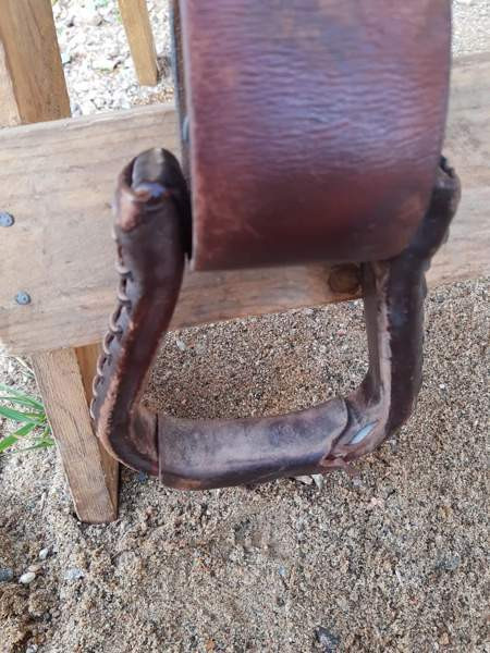 Vanha lännensatula Big Horn ruskeaa nahkaa Kurikka – foto 6