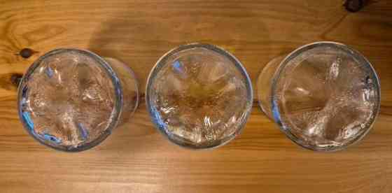 Riihimäen Lasi,  Revontuli-lasit,  3 kpl Helsinki