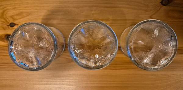 Riihimäen Lasi,  Revontuli-lasit,  3 kpl Helsinki - изображение 4