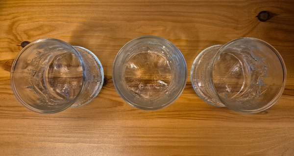 Riihimäen Lasi,  Revontuli-lasit,  3 kpl Helsinki - изображение 3