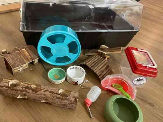 Hamsterin häkki+tarvikkeet Pirkkala