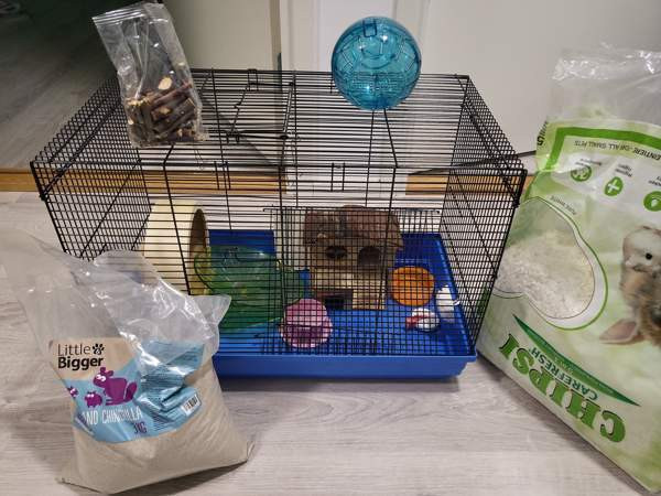 Pienjyrsijän häkki ja tarvikkeita Espoo – foto 1