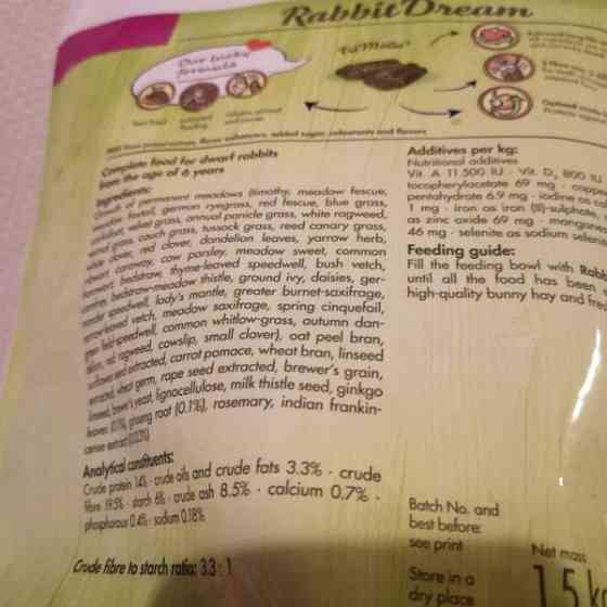 Bunny senior kaninpelletit Tampere