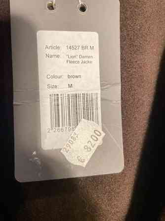 Ruskea fleecetakki M uusi Helsinki