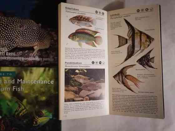 Vyvät akvaario kirjat pakettina Raisio